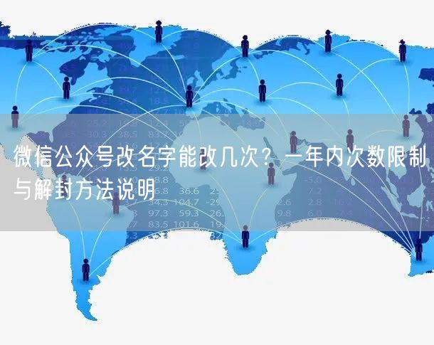 微信公众号改名字能改几次？一年内次数限制与解封方法说明