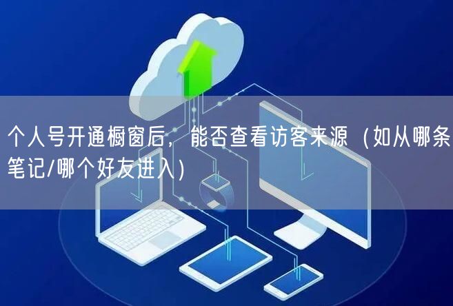 个人号开通橱窗后，能否查看访客来源（如从哪条笔记/哪个好友进入）