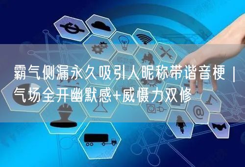 霸气侧漏永久吸引人昵称带谐音梗|气场全开幽默感+威慑力双修