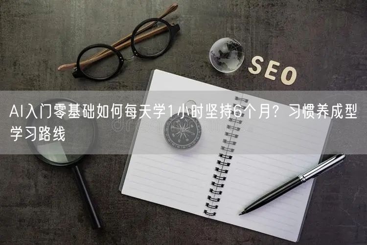 AI入门零基础如何每天学1小时坚持6个月？习惯养成型学习路线